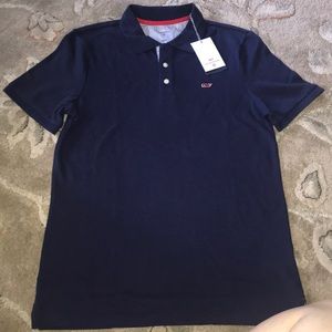 Vineyard Vines 🎯 Mens Navy blue golf shirt size S